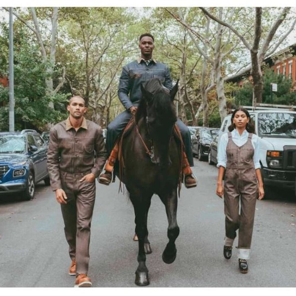 Lee x Brooklyn Circus 1930's Cowboy Jacket Brown Selvedge Denim Men's Size XL - Picture 16 of 16